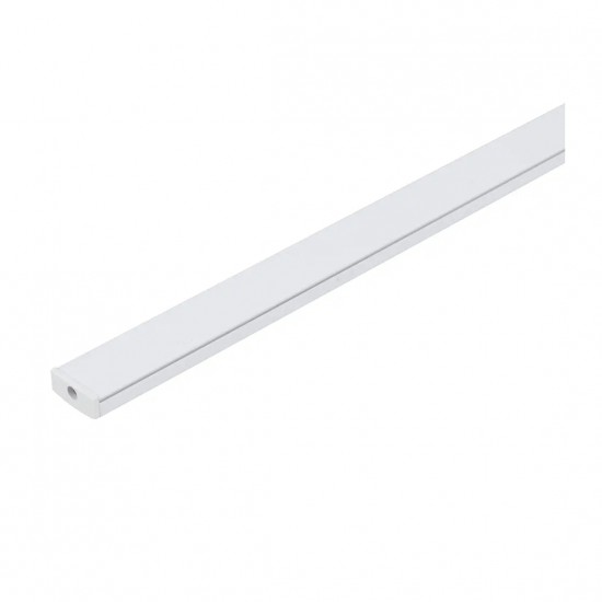 PERFIL P/FITA LED GAYA SLIM SOBREPOR BCO 1M PC 1