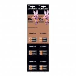 PILHA DURACELL PEQUENA AA 6 CARTELAS C/2  PC 1