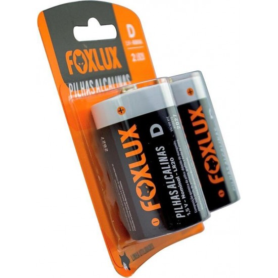 PILHA FOXLUX ALCALINA GRANDE C/2 CART 1