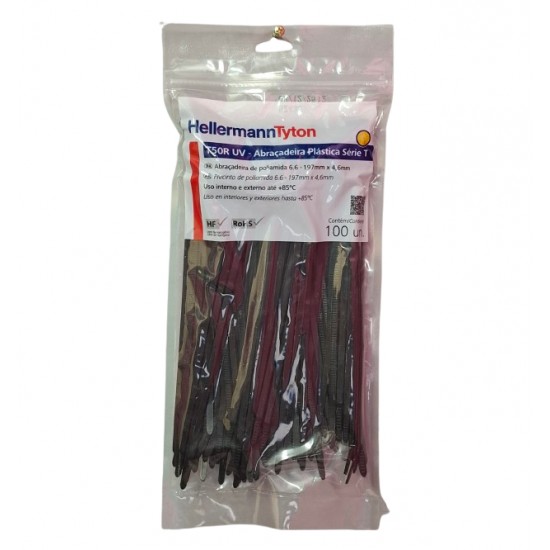 ABRACADEIRA HELLERMANN T 50R C/100 PTA  4,6 X 197 PCTE 1