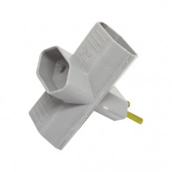 PINO 3 SAIDAS RADIAL CINZA 10A 1501.118 CF 1
