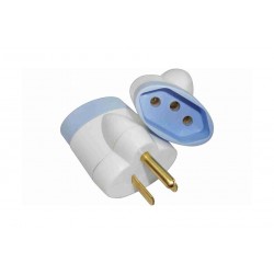 PINO ADAPTADOR DANEVA REVERSO 2P+T 15A 1633 SORT PCTE 1