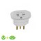 PINO ADAPTADOR DANEVA UNIVERSAL 2P+T 10A 1661 BCA CF 1