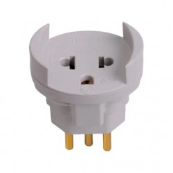 PINO ADAPTADOR UNIVERSAL ILUMI 2P+T 10A CZA 1209 PC 1