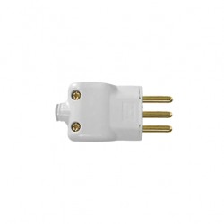 PINO MACHO ILUMI C/PRENSA CABO 2P+T 20A BCO 14351 PC 1