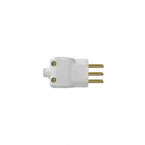 PINO MACHO ILUMI C/PRENSA CABO 2P+T 20A BCO 14351 PC 1