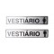 PLACA 05X25 VESTIARIO FEMININO PC 1