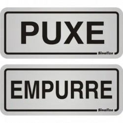 PLACA 06X15 PUXE/EMPURRE - 2 PLACAS PC 1