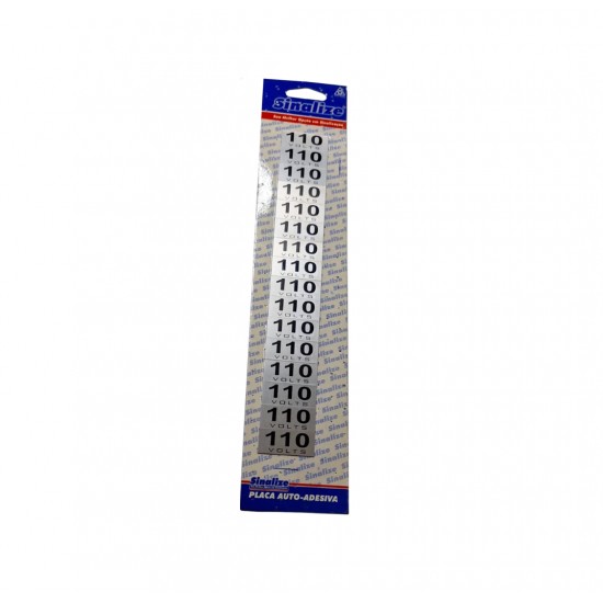 PLACA 1,5 X 3,5 110V 16PCS SINALIZE PC 1