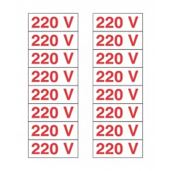PLACA 1,5 X 3,5 220V 16PCS SINALIZE PC 1