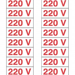 PLACA 1,5 X 3,5 220V 16PCS SINALIZE PC 1