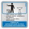 PLACA 15X15 PROCEDIMENTO SANITARIO MASCULINO PC 1