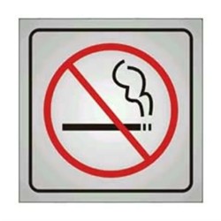 PLACA 15X15 PROIBIDO FUMAR PC 1