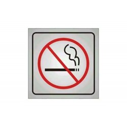 PLACA 15X15 PROIBIDO FUMAR PC 1
