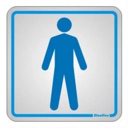PLACA 15X15 SANITARIO MASCULINO PC 1