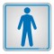 PLACA 15X15 SANITARIO MASCULINO PC 1