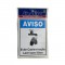 PLACA 15X20 AVISO EVITE CONTAM LAVE AS MAOS POLI  PC 1