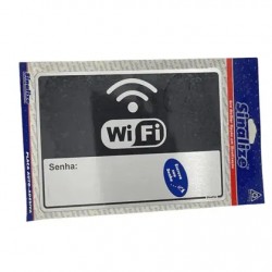PLACA 16X23 WIFI-ALUMINIO COD 150AR PC 1