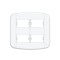 PLACA BLANC+ FAME 4X4 4 MODULO DISTANCIADO 3943 PC 1
