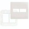 PLACA FAME HABITAT 4X4 C/SUP 2 MOD HORIZ 3639 PC 1