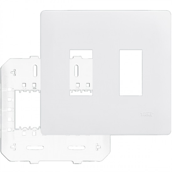 PLACA FAME HABITAT 4X4 C/SUP 2 MOD VERT 3640 PC 1