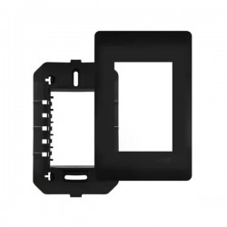 PLACA FAME HABITAT BLACK 4X2 C/SUP 3MOD 4075 PC 1
