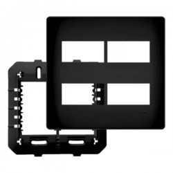 PLACA FAME HABITAT BLACK 4X4 C/SUP 4MOD DIST 4079 PC 1