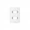 PLACA GRACIA C/SUP 4X2 2 MODULOS DISTANCIADO 85301 PC 1