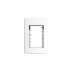 PLACA INOVA PRO BR C/SUP 4X2 3 MODULOS 85002 PC 1