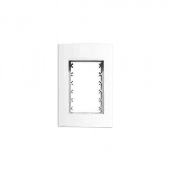 PLACA INOVA PRO BR C/SUP 4X2 3 MODULOS 85002 PC 1