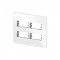 PLACA INOVA PRO BR C/SUP 4X4 4 MOD SEPARADO 85005 PC 1