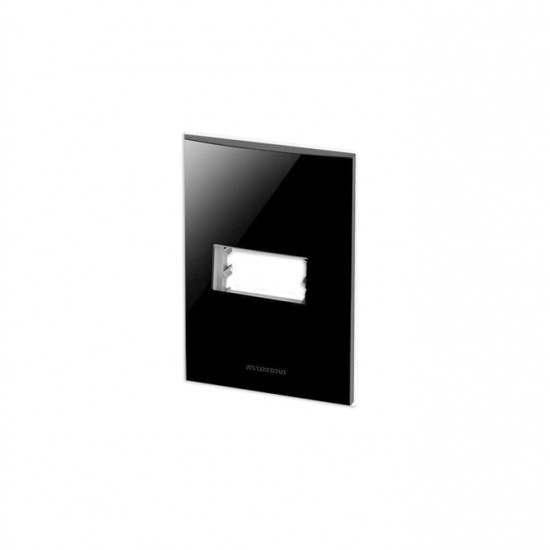 PLACA INOVA PRO PT C/SUP 4X2 1 MODULO 85526 PC 1