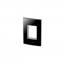 PLACA INOVA PRO PT C/SUP 4X2 3 MODULOS 85528 PC 1