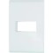 PLACA LIZ 4X2 1 POSTO HORIZONTAL BRANCA 106204 PC 1