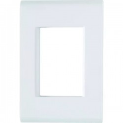 PLACA LIZ 4X2 3 POSTOS JUNTOS BRANCA 106007 PC 1