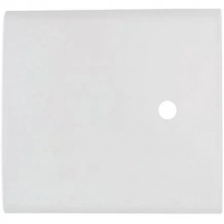 PLACA LIZ 4X4 FURO 9,5MM BRANCA 106022 PC 1