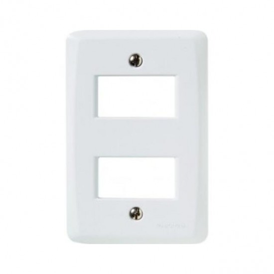 PLACA LUX 4X2 2 POSTOS AFASTADOS BCA 105206 PC 1