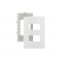 PLACA MARGIRIUS SLEEK+SUPORTE 4X2 2 POSTO SEP16024 PC 1
