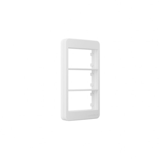 PLACA P/CONDULETE 3/4 3POSTO HORIZ C/SUP SLEEK BR PC 1