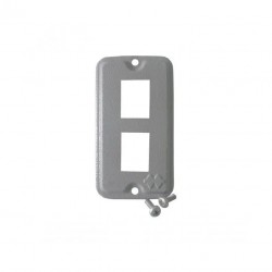PLACA P/CONDULETZEL 1/2 3/4 2 TOMADA RJ45 PC 1