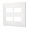PLACA PIAL PLUS+ BCA 4X4 2 + 2 POSTO SEP 618514BC PC 1