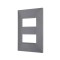 PLACA PIAL PLUS+ CZA 4X2 2 POSTO SEPAR 618506CZ PC 1