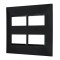 PLACA PIAL PLUS+ PTA 4X4 2 + 2 POSTO SEPA 618514PT PC 1