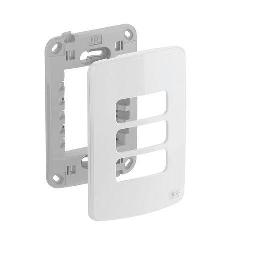 PLACA+SUPORTE COMPOSE BR 4X2 3 POS PC 1