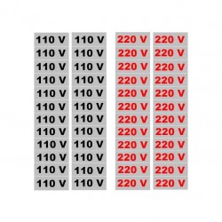 PLACAS CAIADO 13X8 110V (12PCS) PVC PC 1