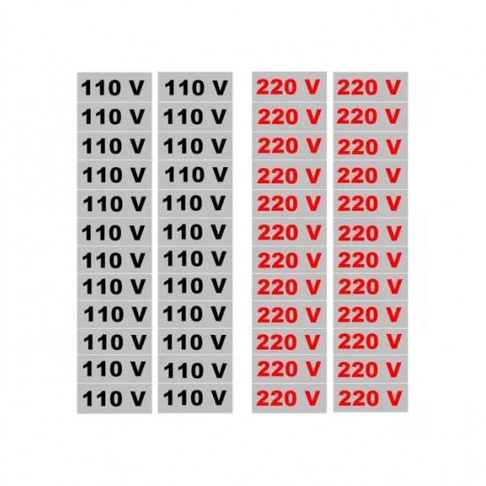 PLACAS CAIADO 13X8 110V (12PCS) PVC PC 1