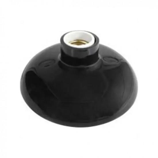 PLAFONIER DEC PERLEX PRETO PORCELANA E27 125/0 PC 1