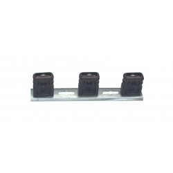 BRAQUETE DUMON 3 POLOS C/PARAFUSO BAQUELITE PC 1