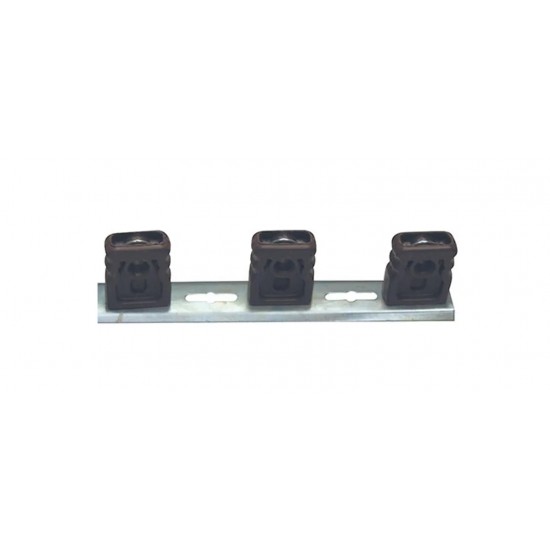 BRAQUETE DUMON 3 POLOS C/PARAFUSO BAQUELITE PC 1