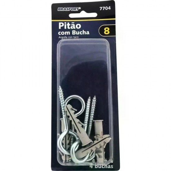BRASFORT PITAO C/BUCHA  8 C/4 CART 1